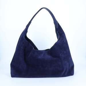 Madewell The Mylie Shoulder Bag Midnight Navy NWT Suede Slouchy Hobo Bag